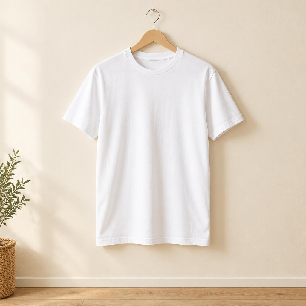 Voorbeeld bedrukt op een t-shirt